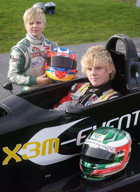Bo og Christian Sørensen har flotte ambitioner for 2009 i motorsporten.